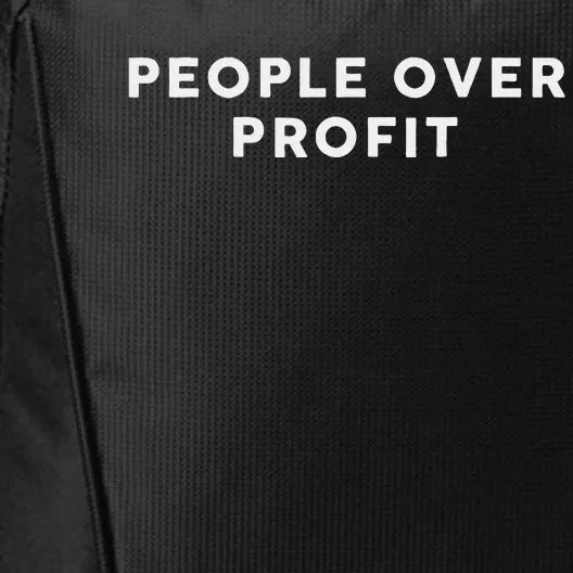 People Over Profit Kamala Harris 2024 City Backpack