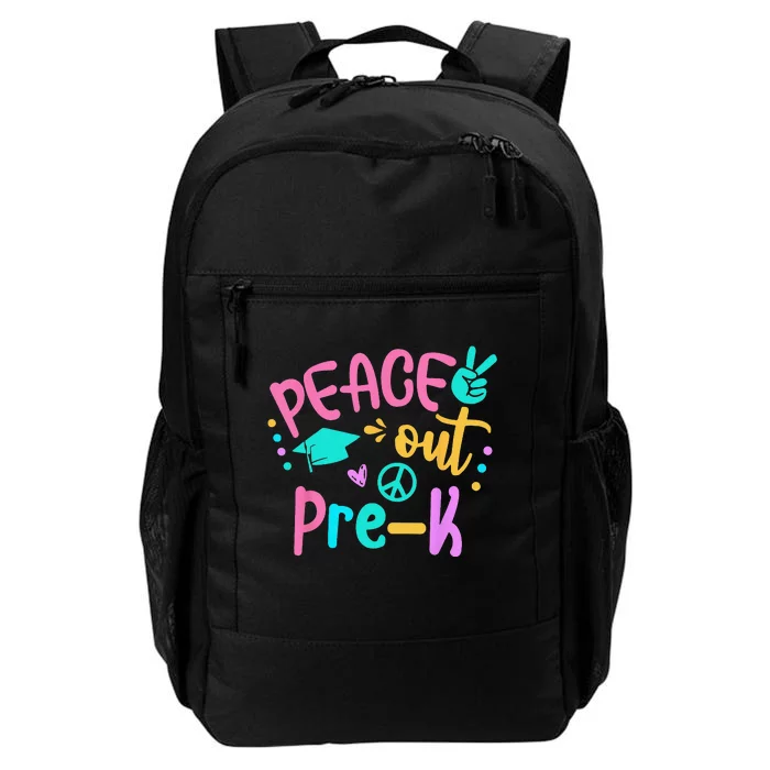 Peace Out PreK Grade Last Day of School Teacher Daily Commute Backpack