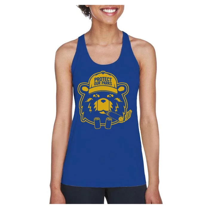 Protect Our Parks Jre Women's Racerback Tank