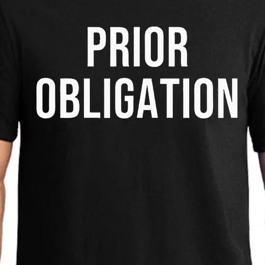 Prior Obligation Pajama Set