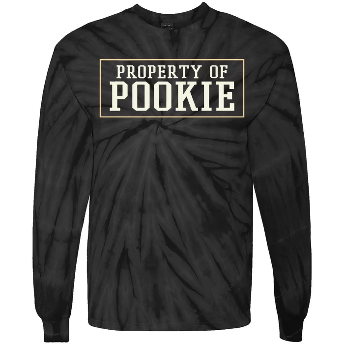 Property Of Pookie Patrimony Tie-Dye Long Sleeve Shirt