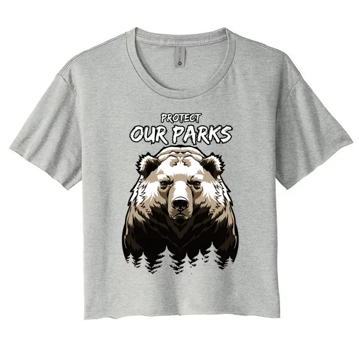 Protect Our Parks Women's Crop Top Tee