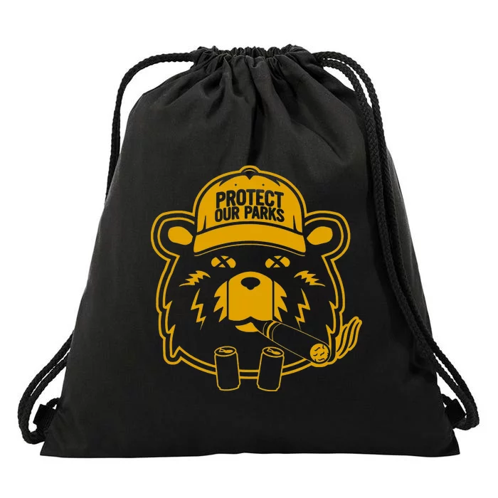 Protect Our Parks Jre Drawstring Bag