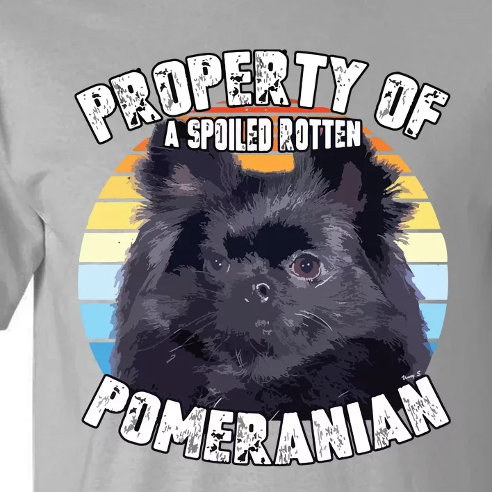 Property Of Pomeranian Black Tall T-Shirt