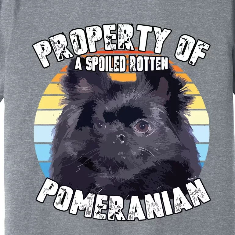 Property Of Pomeranian Black Premium T-Shirt