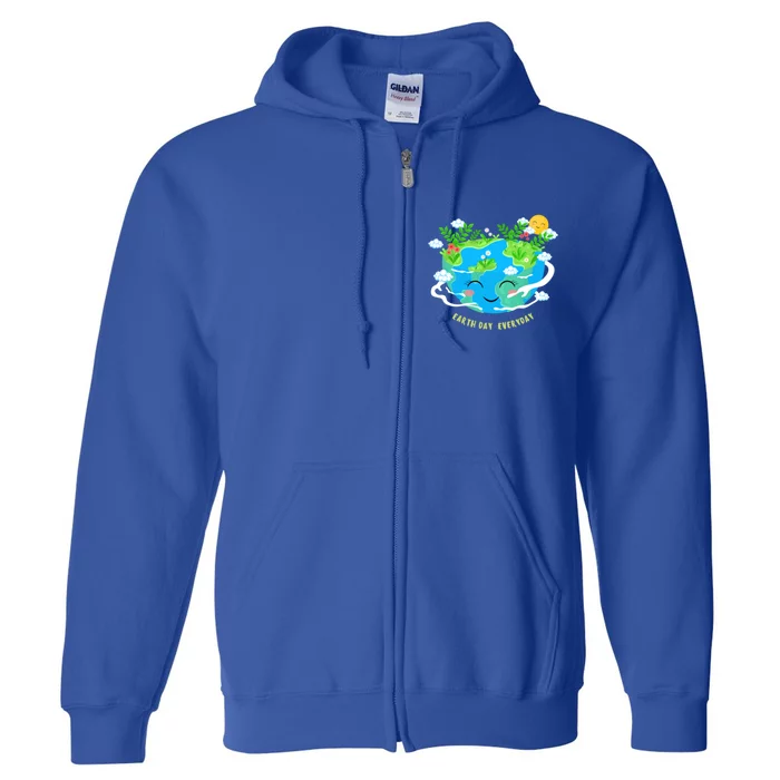 Protect Our Planet World Environt Day Meaningful Gift Full Zip Hoodie