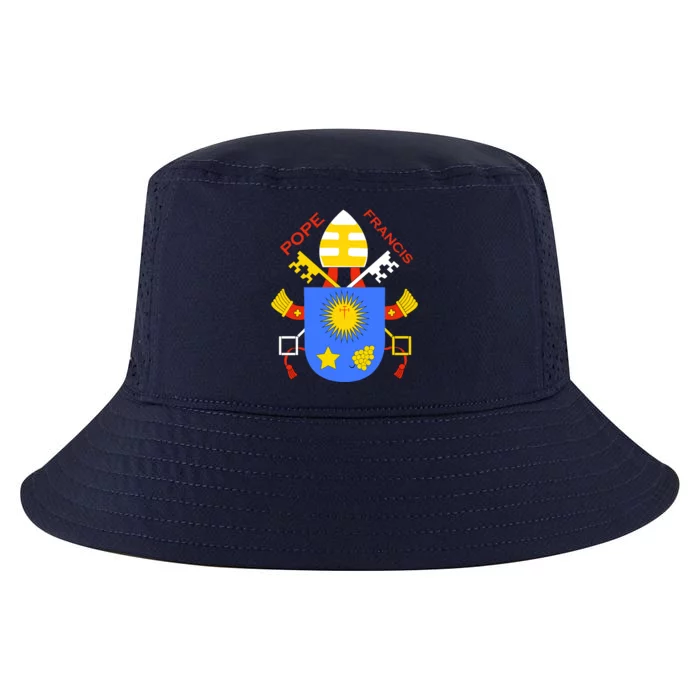 Pope Francis Emblem Christianity Cool Comfort Performance Bucket Hat