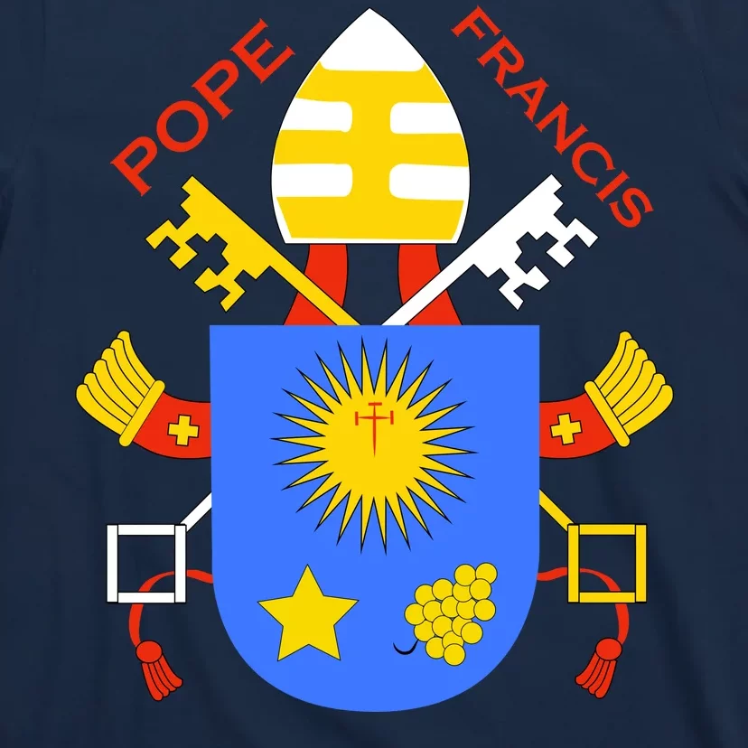 Pope Francis Emblem Christianity T-Shirt