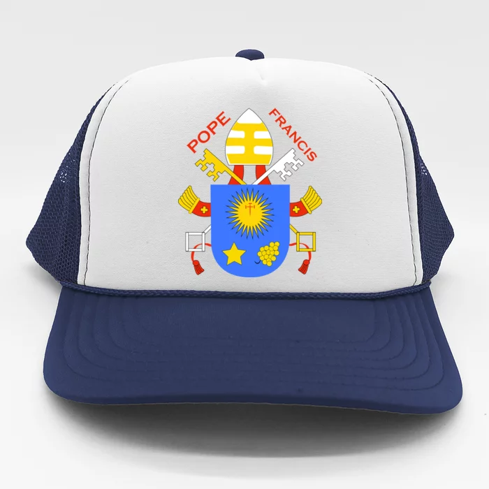 Pope Francis Emblem Christianity Trucker Hat