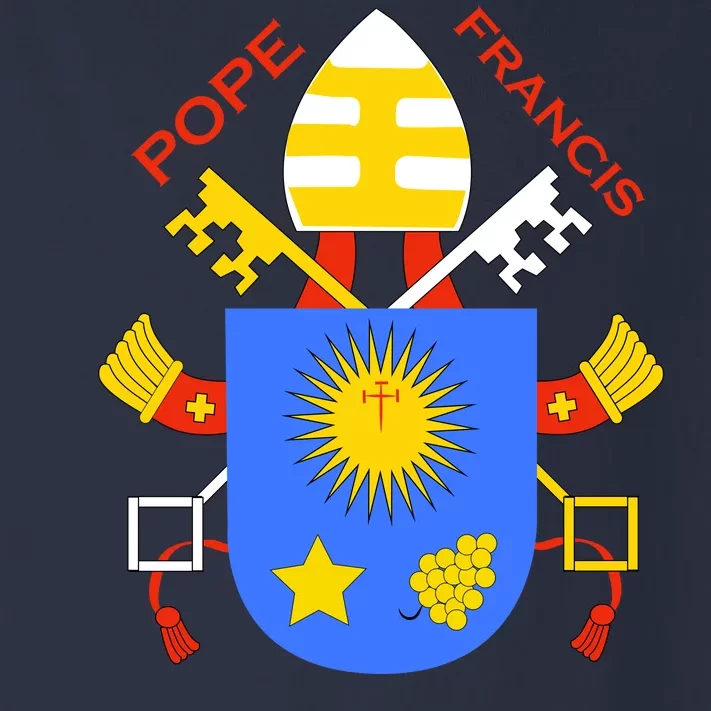 Pope Francis Emblem Christianity Toddler Long Sleeve Shirt