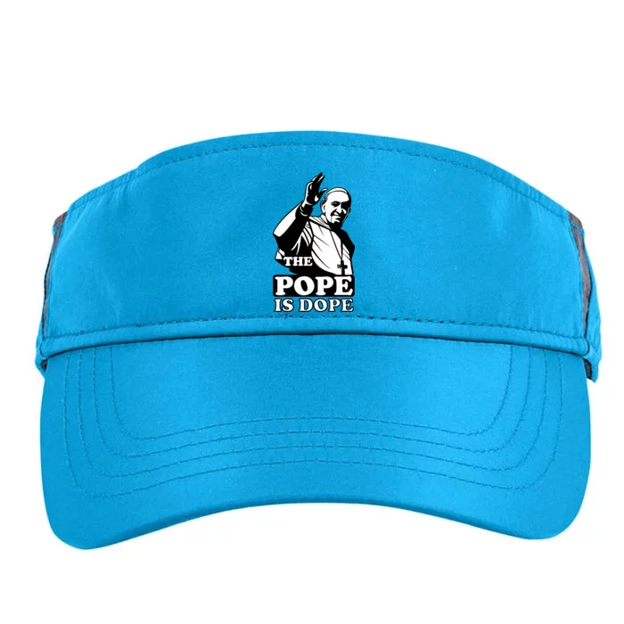 Pope Francis: The Pope Is Dope Adult Drive Performance Visor