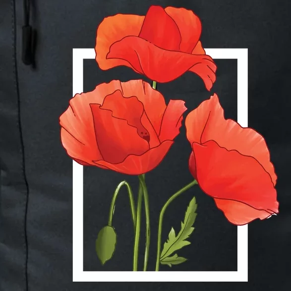 Poppy Flowers Daily Commute Backpack