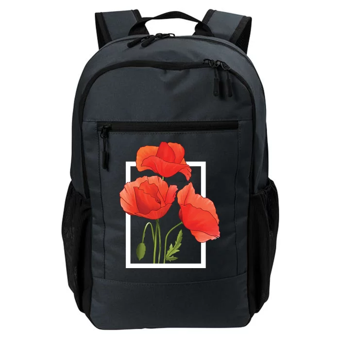 Poppy Flowers Daily Commute Backpack