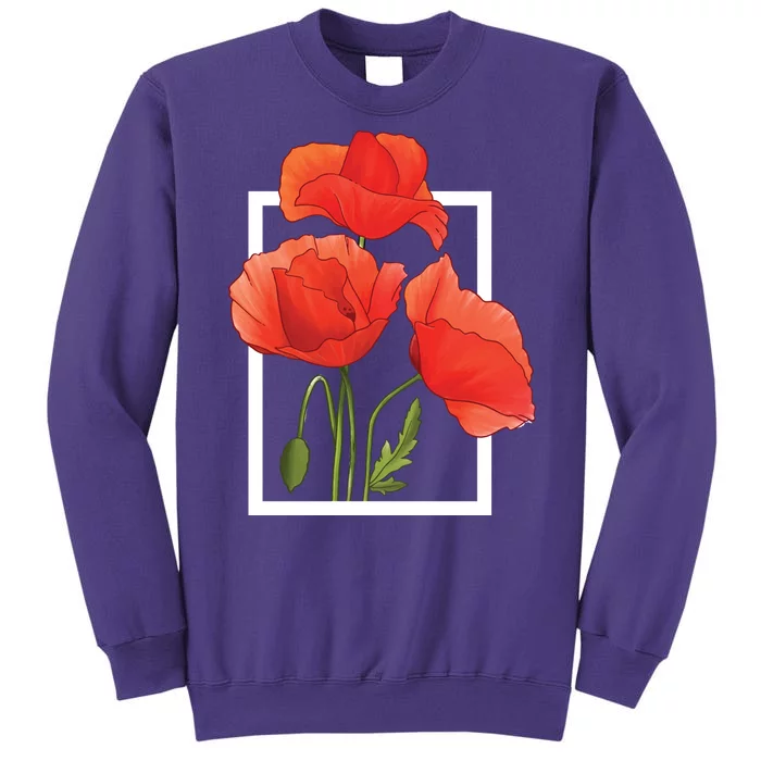 Poppy Flowers Sweatshirt