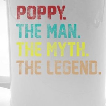 Poppy The Man The Myth The Legend Beer Stein