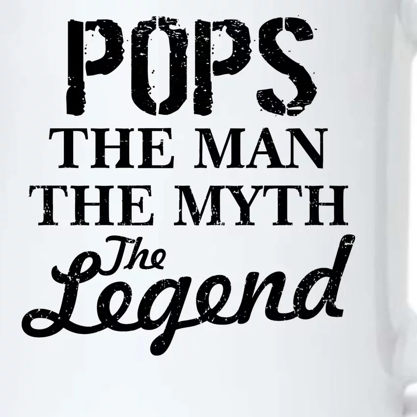 Pops The Man Myth Legend Black Color Changing Mug