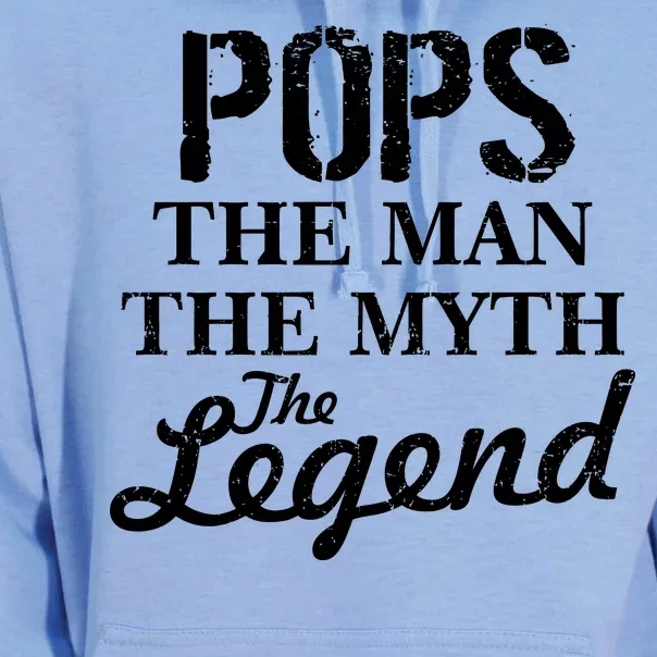 Pops The Man Myth Legend Unisex Surf Hoodie