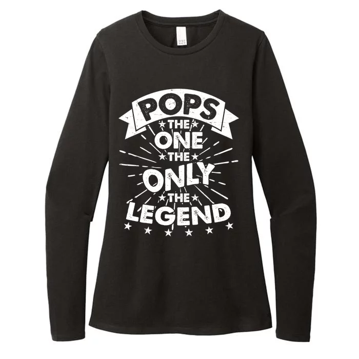 Pops The One The Only The Legend Womens CVC Long Sleeve Shirt