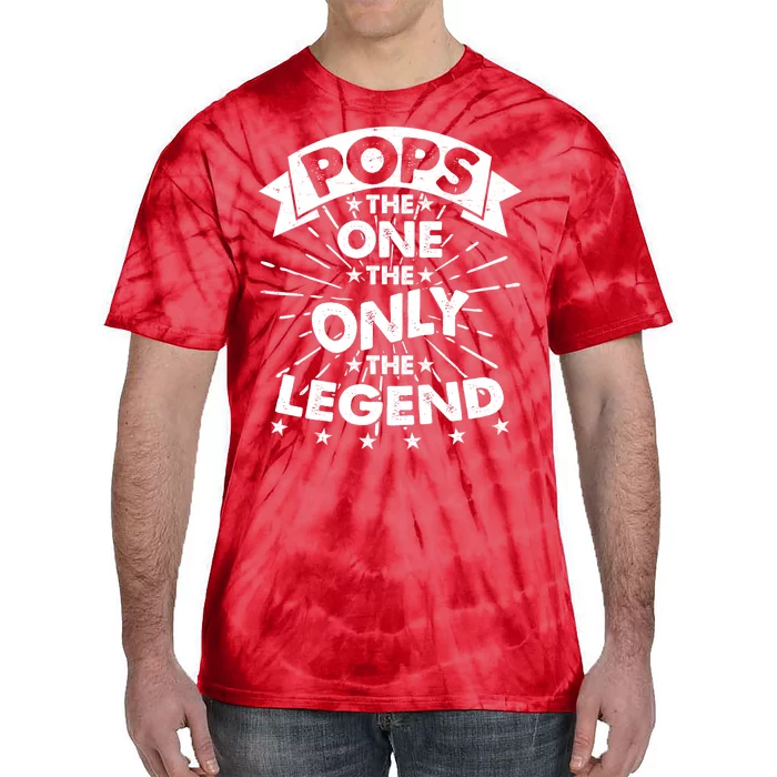 Pops The One The Only The Legend Tie-Dye T-Shirt