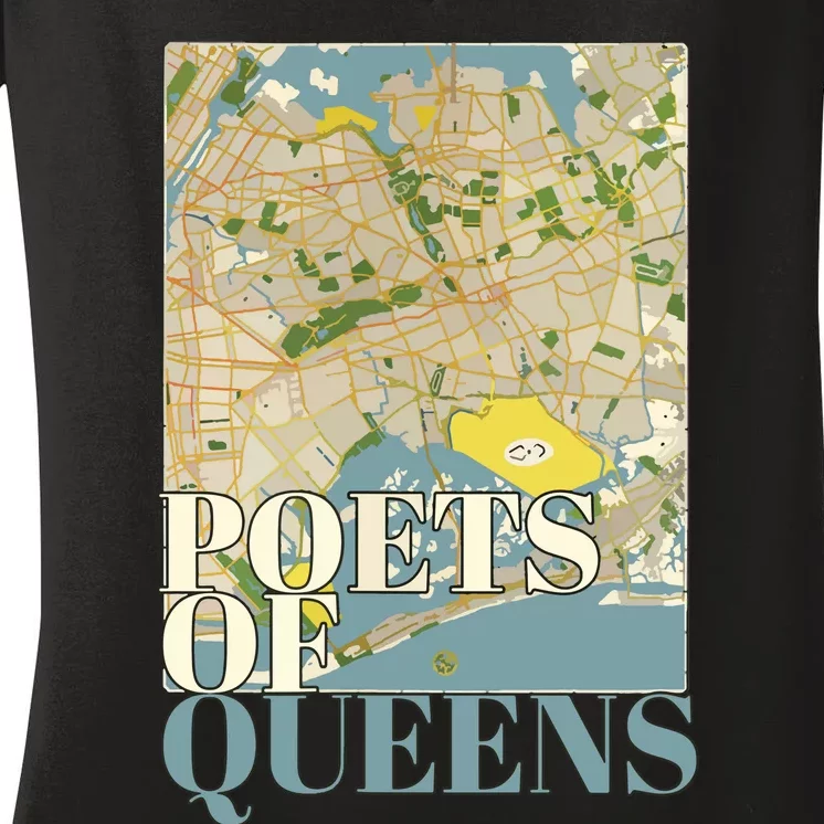 Poets Of Queens Women's V-Neck T-Shirt