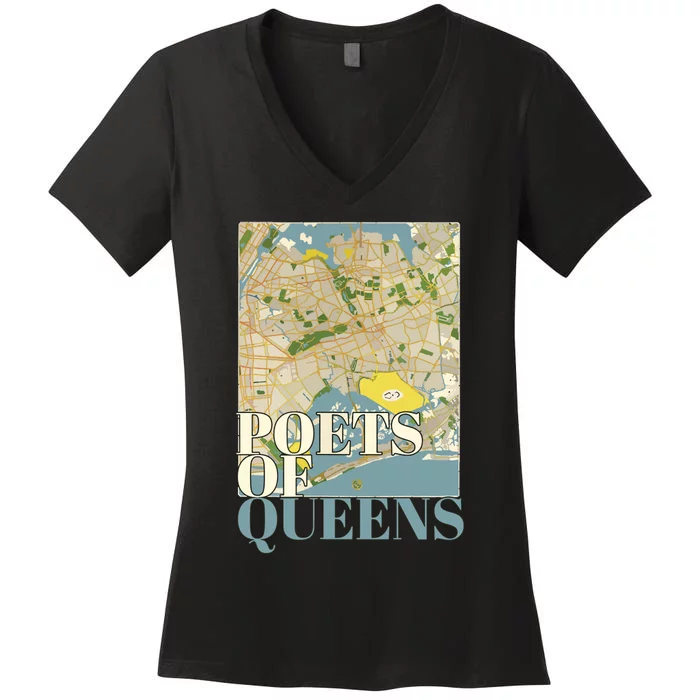 Poets Of Queens Women's V-Neck T-Shirt