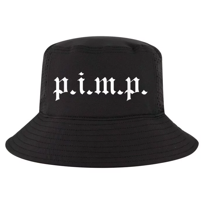 PIMP - Oldschool Rapper Pimpin ain't easy p.i.m.p. Cool Comfort Performance Bucket Hat