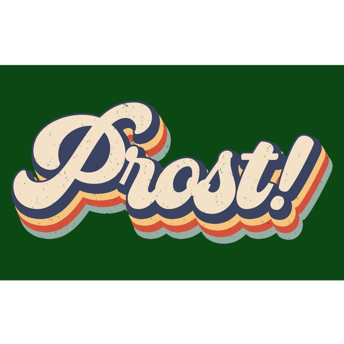 Prost Oktoberfest Retro Groovy Bumper Sticker