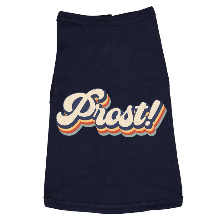 Prost Oktoberfest Retro Groovy Doggie Tank