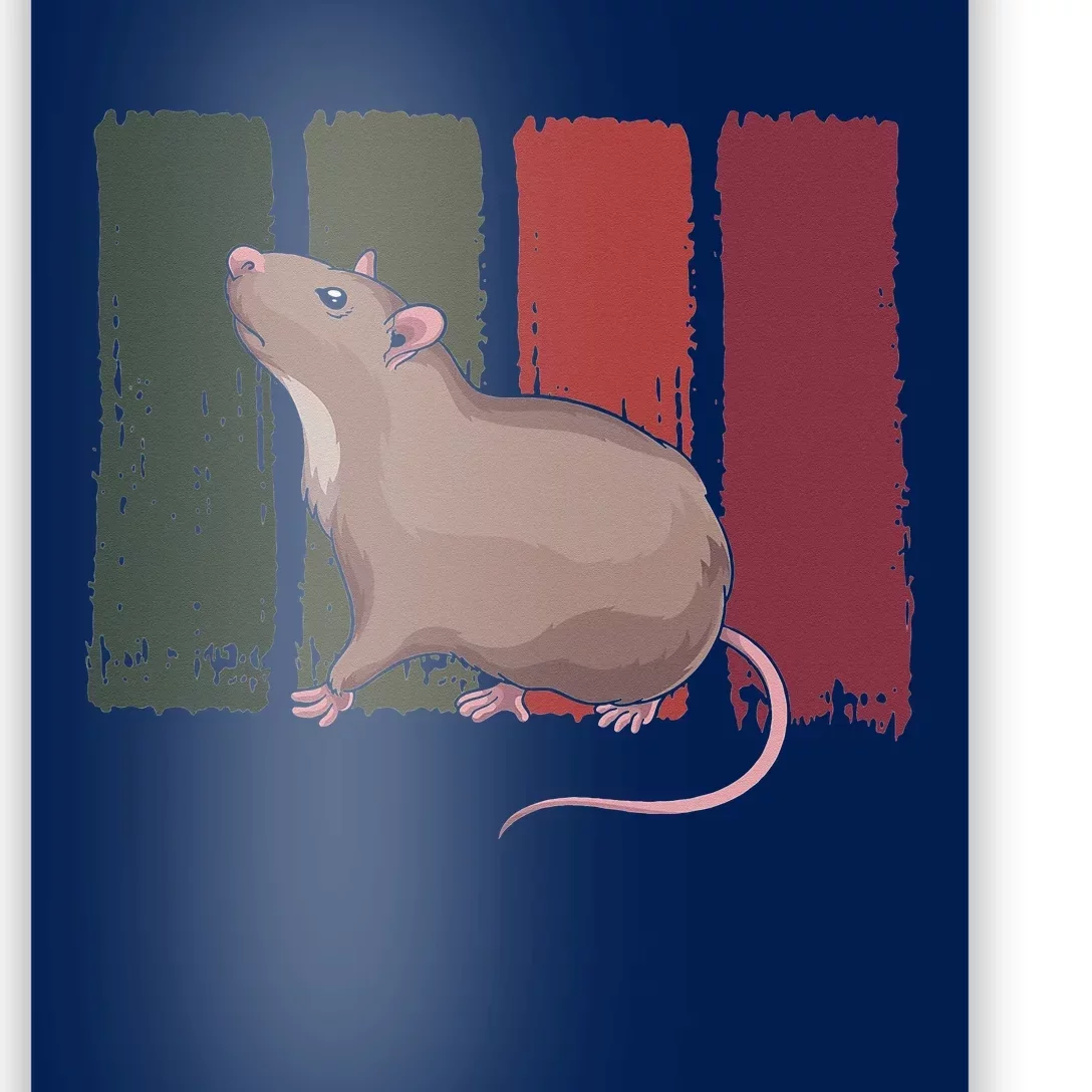 Pet Owner Rodent Animal Lover Retro Rat Poster