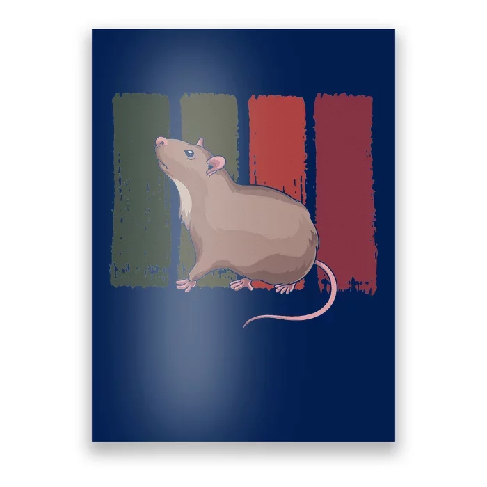 Pet Owner Rodent Animal Lover Retro Rat Poster