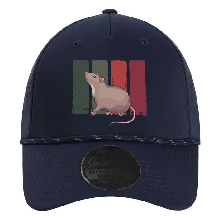 Pet Owner Rodent Animal Lover Retro Rat Performance The Dyno Cap