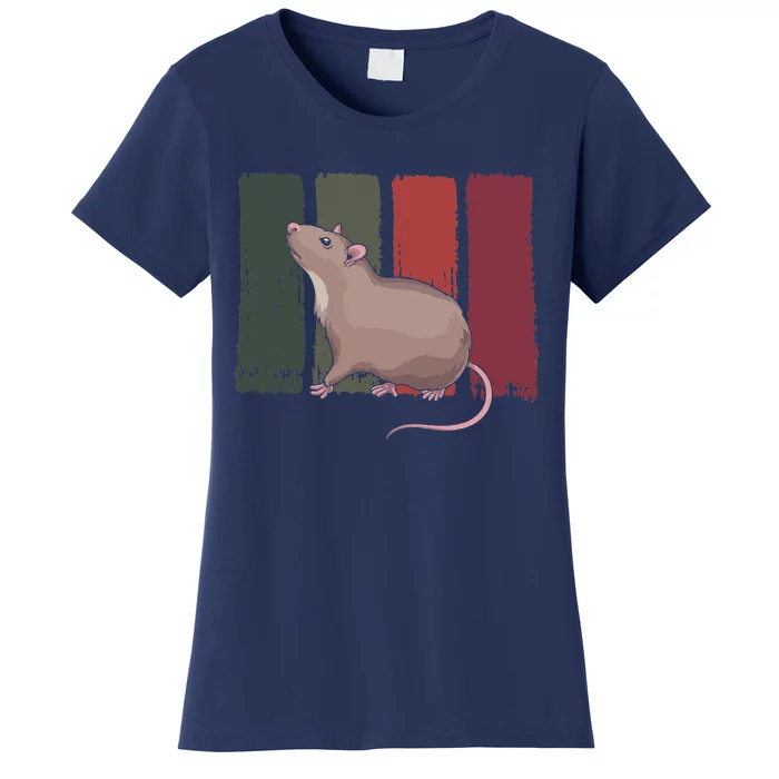 Pet Owner Rodent Animal Lover Retro Rat Women's T-Shirt