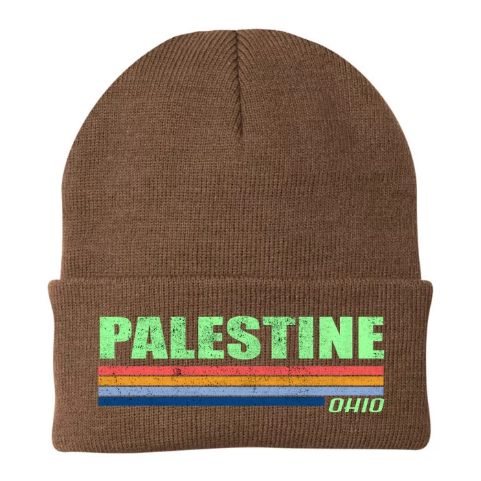 Palestine Ohio Retro Knit Cap Winter Beanie