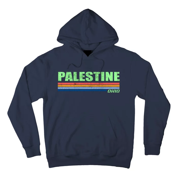 Palestine Ohio Retro Hoodie