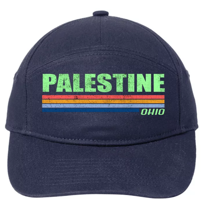 Palestine Ohio Retro 7-Panel Snapback Hat