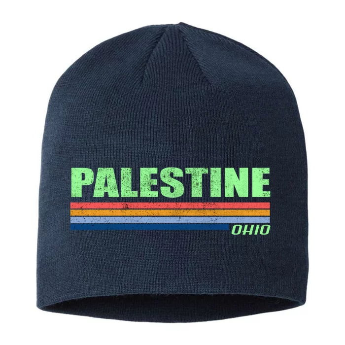 Palestine Ohio Retro 8 1/2in Sustainable Knit Beanie