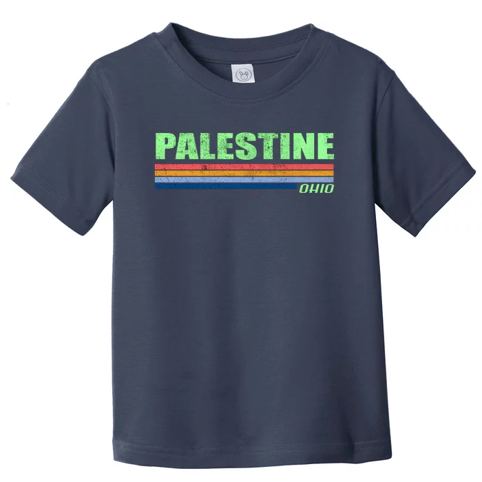 Palestine Ohio Retro Toddler T-Shirt