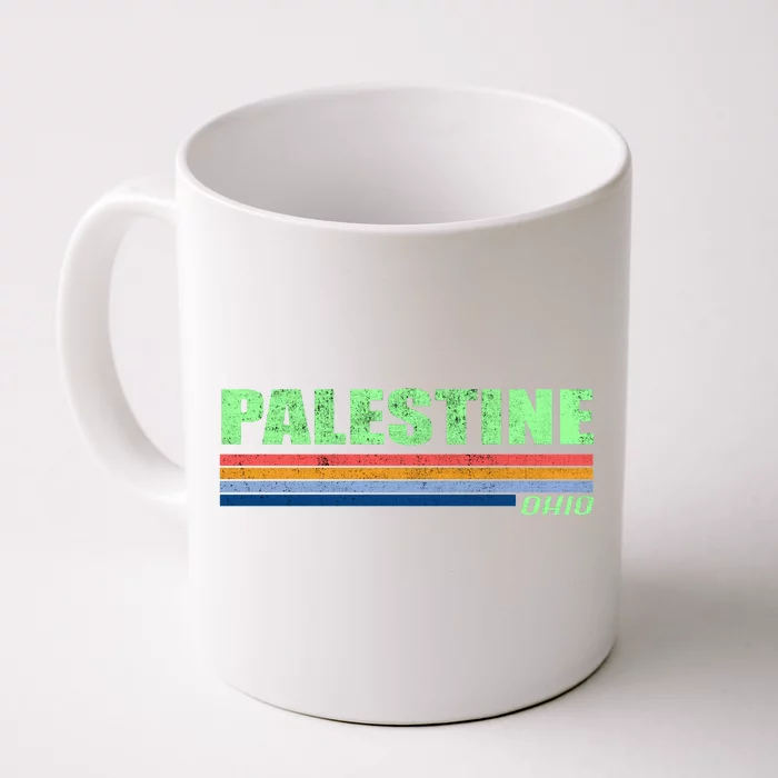 Palestine Ohio Retro Front & Back Coffee Mug