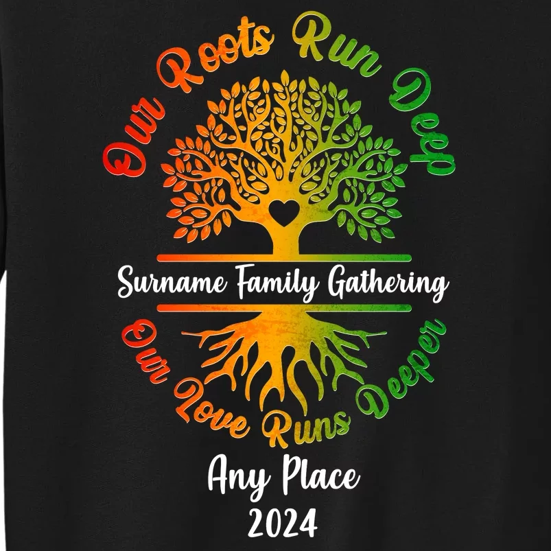 Personalize Our Roots Run Deep Family Reunion Custom Sweatshirt