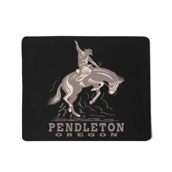 Pendleton Oregon Rodeo Cowboy Horse Mousepad