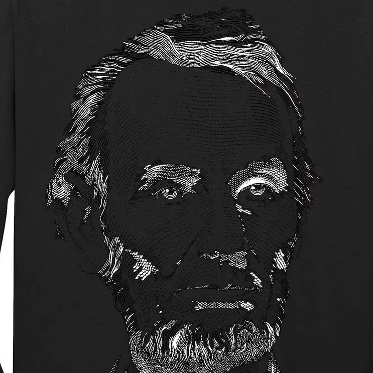 Portrait of Abraham Lincoln Tall Long Sleeve T-Shirt