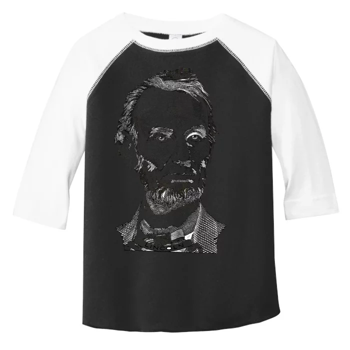 Portrait of Abraham Lincoln Toddler Fine Jersey T-Shirt