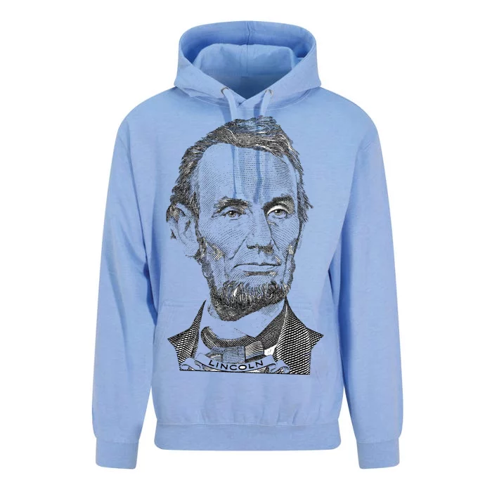 Portrait of Abraham Lincoln Unisex Surf Hoodie