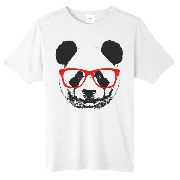 Portrait of Panda with glasses ChromaSoft Performance T-Shirt