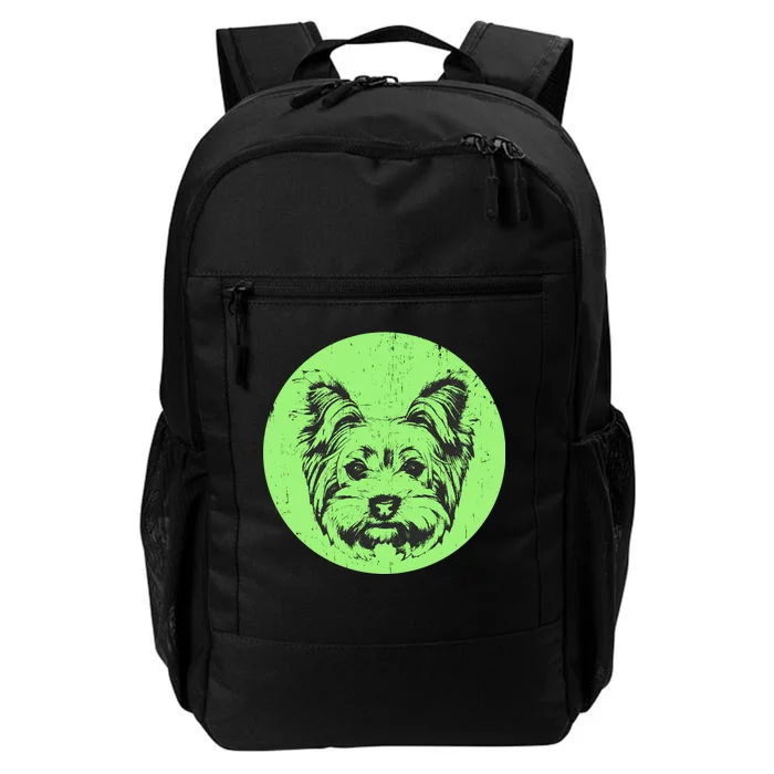 Portrait of Yorkshire Terrier Dog Daily Commute Backpack