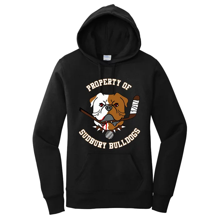 Property of Sudbury Bulldog funny animal lover Women's Pullover Hoodie