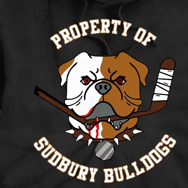 Property of Sudbury Bulldog funny animal lover Tie Dye Hoodie