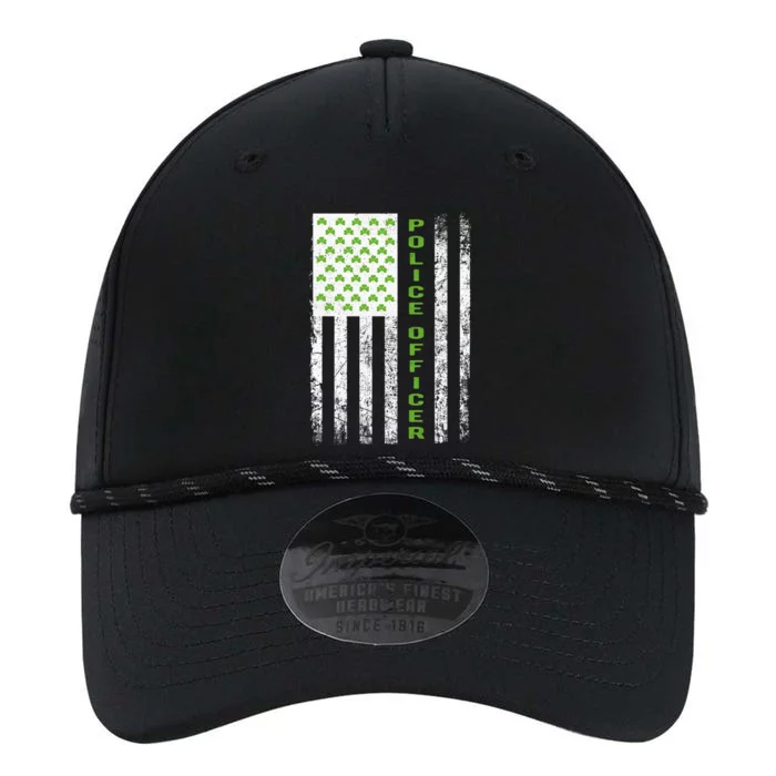 Police Officer St Patricks Day Flag Gift Police Officer Funny Gift Performance The Dyno Cap