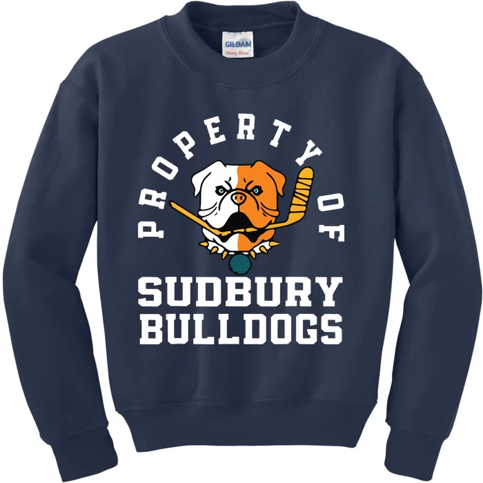 Property Of Sudbury Bulldog Funny Kids Sweatshirt