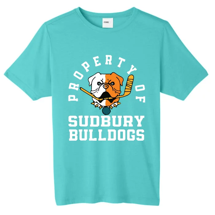 Property Of Sudbury Bulldog Funny ChromaSoft Performance T-Shirt